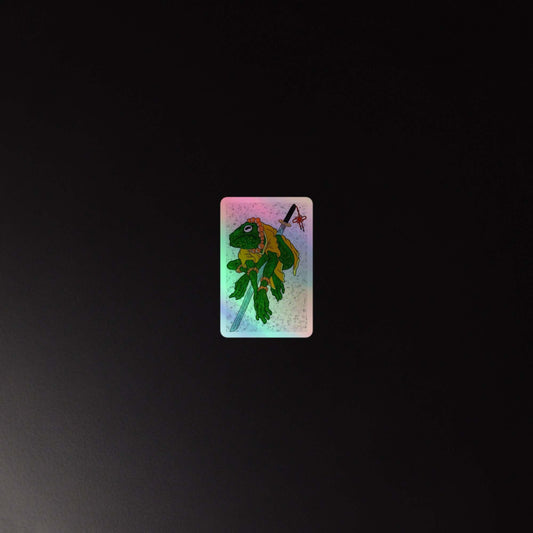 Holographic sword-wielding frog stickers$4.50Nowhere2be Online StoreBlack Friday Sale,bumper sticker,buy,buy online,casual,Decal Bumper Trunk Stickers,Decal Bumper Trunk Truck Graphics Funny Car Stickers,Decorative Stickers,delivered,delivery,for you,Made