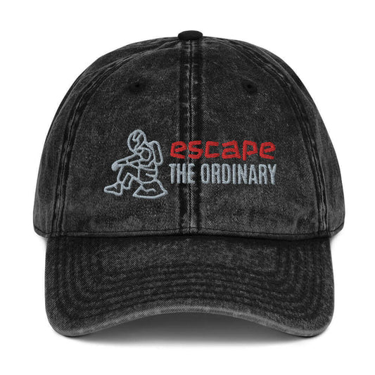 Escape Vintage Cotton Twill Cap$17.50Nowhere2be Online Store100% cotton twill,Accessories,autopostr_facebook_71147,Black Friday Sale,buy,buy online,cap,caps,casual,comfortable,comfy,cotton,delivered,delivery,escape,escape the ordinary,fashion,for you,gift