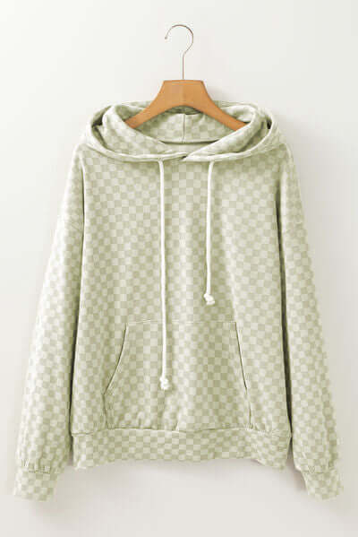 Checkered Print Kangaroo Pocket Drawstring Hoodie$36.40Nowhere2be Online Storebuy,buy hoodie,buy online,casual,Checkered Print,Checkered Print Kangaroo Pocket Drawstring Hoodie,Checkered Print Kangaroo Pocket Drawstring Hoodie-size-chart,delivered,deliver