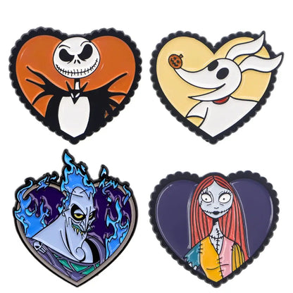 Enhance your Halloween look with HEROCROSS Enamel Pins! Perfect for backpacks and outfits, these brooches are a must-have accessory.