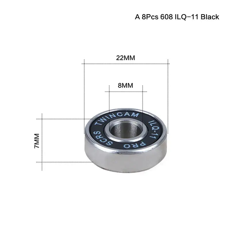 Get the best performance with GUOMUZI ILQ-11 skate bearings. Available in 10 or 8 packs for a smooth, noise-free ride.