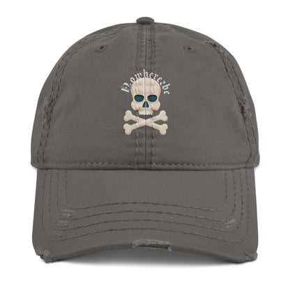 Nowhere2be skull Distressed Dad Hat, Hat, $20.00, Nowhere2be Online Store