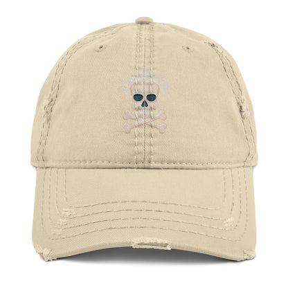 Nowhere2be skull Distressed Dad Hat, Hat, $20.00, Nowhere2be Online Store