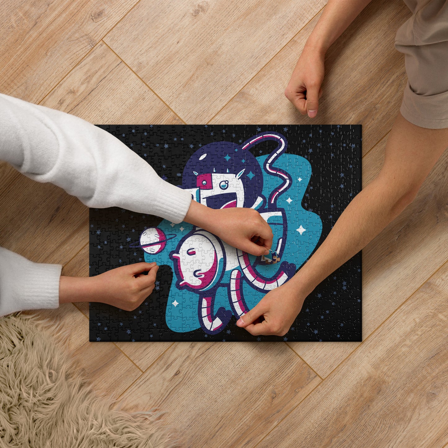 Rompecabezas de Vaca Astronauta