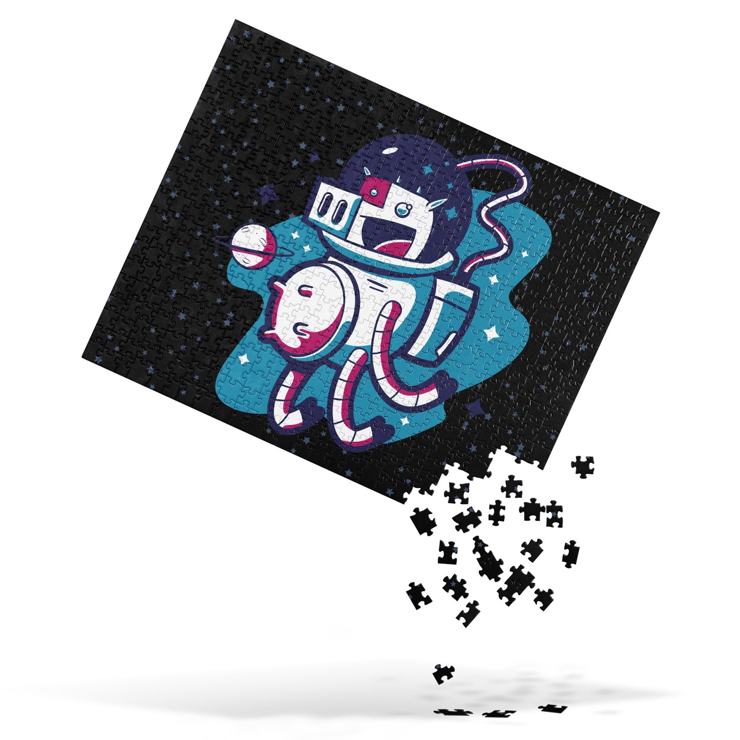 Rompecabezas de Vaca Astronauta