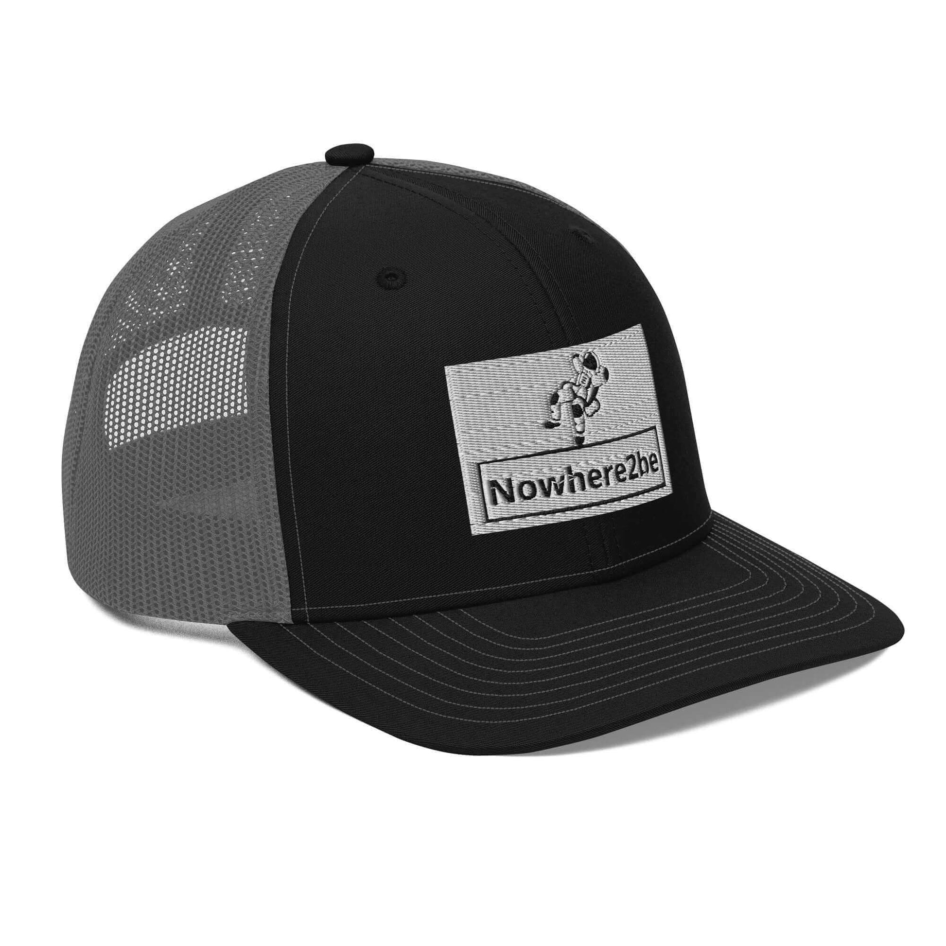 Nowhere2be Official Logo Trucker Cap$19.50Nowhere2be Online StoreAccessories,adjustable cap,adjustable hat,Black Friday Sale,buy,buy online,cap,caps,casual,comfortable,comfy,delivered,delivery,fashion,for you,hat,Hats,hats for men,Made for you,men's,men's