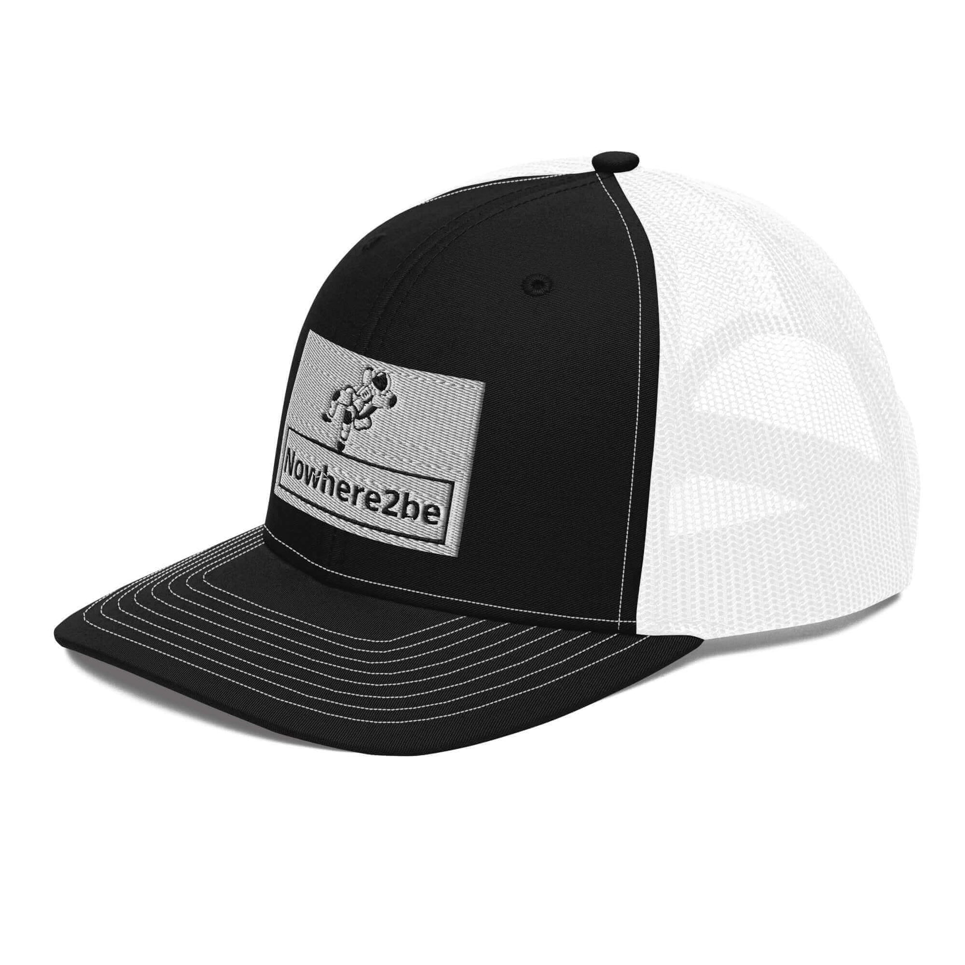 Nowhere2be Official Logo Trucker Cap$19.50Nowhere2be Online StoreAccessories,adjustable cap,adjustable hat,Black Friday Sale,buy,buy online,cap,caps,casual,comfortable,comfy,delivered,delivery,fashion,for you,hat,Hats,hats for men,Made for you,men's,men's