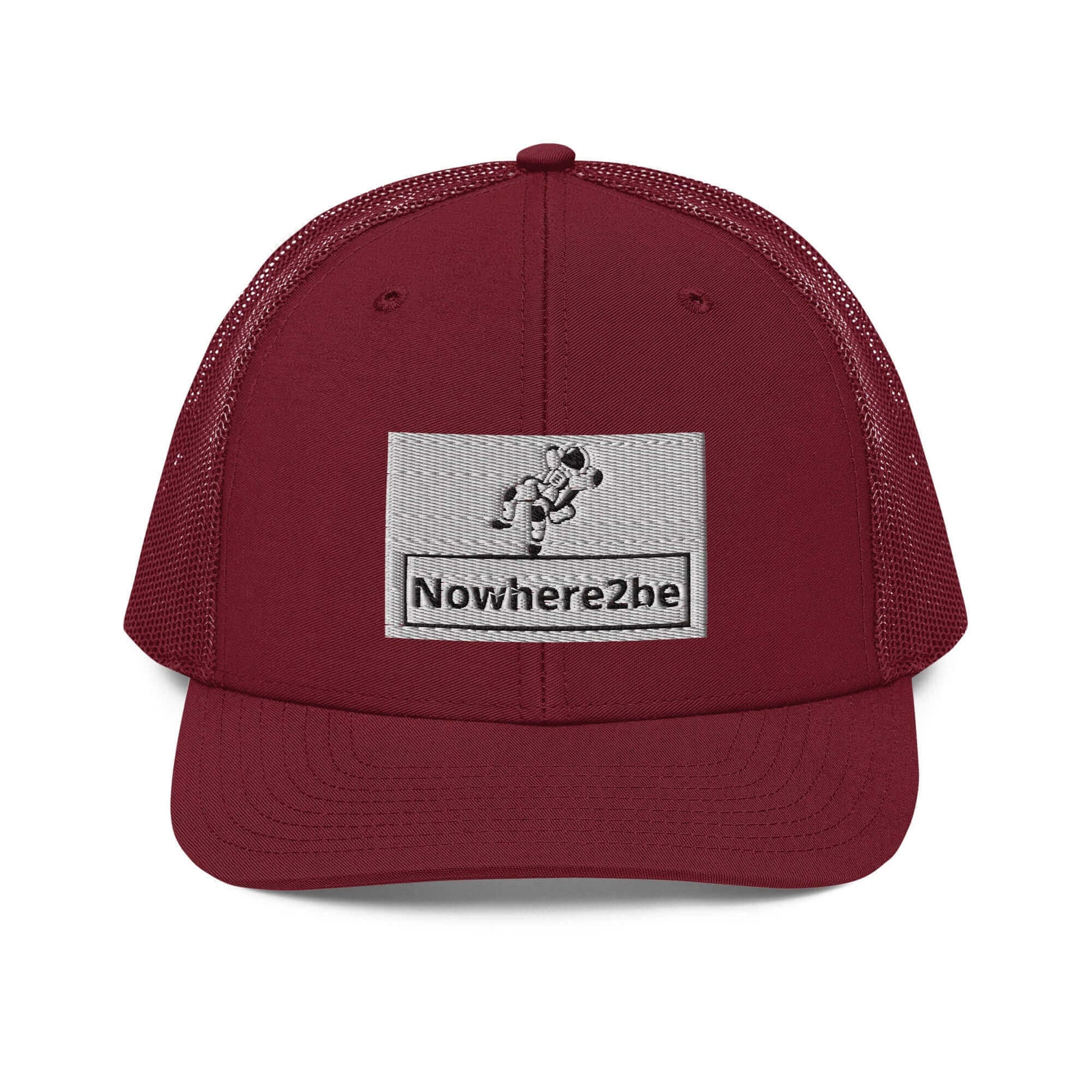 Nowhere2be Official Logo Trucker Cap$19.50Nowhere2be Online StoreAccessories,adjustable cap,adjustable hat,Black Friday Sale,buy,buy online,cap,caps,casual,comfortable,comfy,delivered,delivery,fashion,for you,hat,Hats,hats for men,Made for you,men's,men's