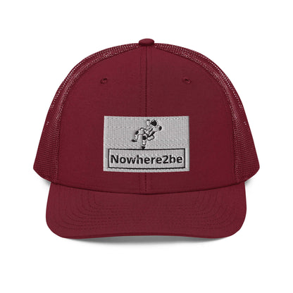 Nowhere2be Official Logo Trucker Cap$19.50Nowhere2be Online StoreAccessories,adjustable cap,adjustable hat,Black Friday Sale,buy,buy online,cap,caps,casual,comfortable,comfy,delivered,delivery,fashion,for you,hat,Hats,hats for men,Made for you,men's,men's