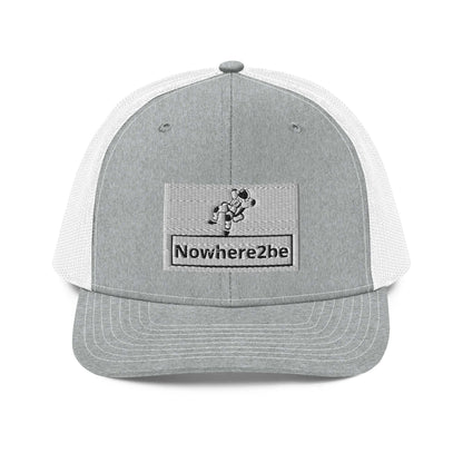 Nowhere2be Official Logo Trucker Cap$19.50Nowhere2be Online StoreAccessories,adjustable cap,adjustable hat,Black Friday Sale,buy,buy online,cap,caps,casual,comfortable,comfy,delivered,delivery,fashion,for you,hat,Hats,hats for men,Made for you,men's,men's
