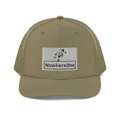 Nowhere2be Official Logo Trucker Cap$19.50Nowhere2be Online StoreAccessories,adjustable cap,adjustable hat,Black Friday Sale,buy,buy online,cap,caps,casual,comfortable,comfy,delivered,delivery,fashion,for you,hat,Hats,hats for men,Made for you,men's,men's