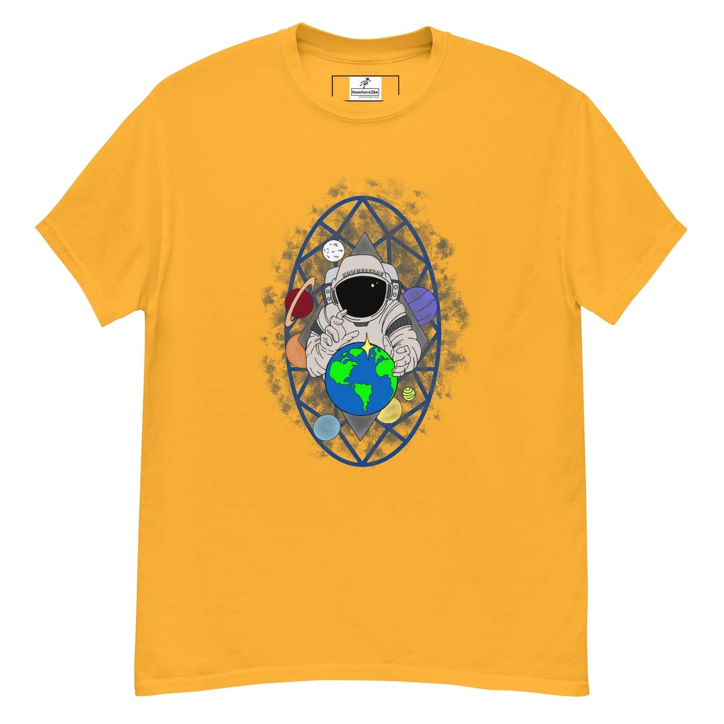 Spaceman and Planet Unisex classic tee, Shirt, $20.50, Nowhere2be Online Store