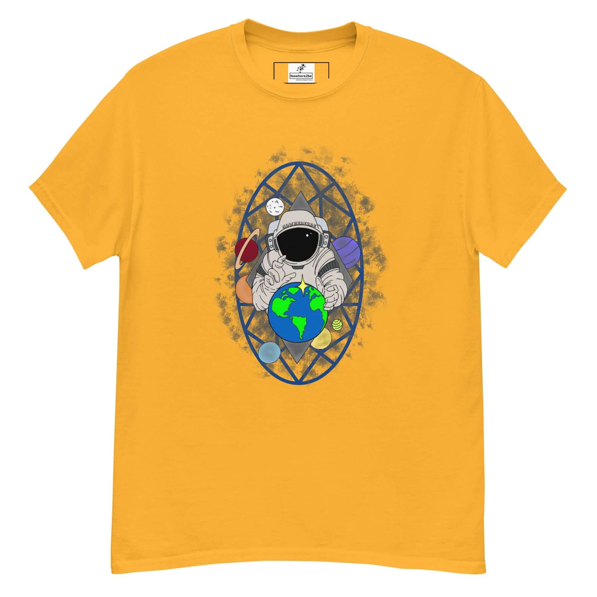 Spaceman and Planet Unisex classic tee, Shirt, $20.50, Nowhere2be Online Store