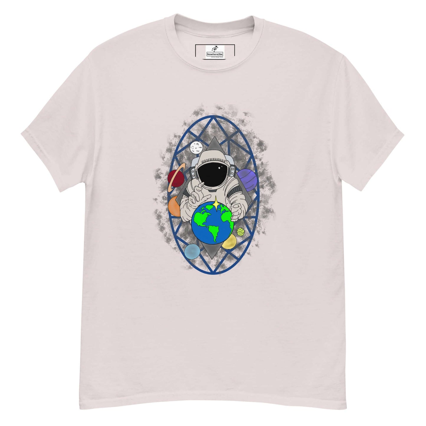 Spaceman and Planet Unisex classic tee, Shirt, $20.50, Nowhere2be Online Store