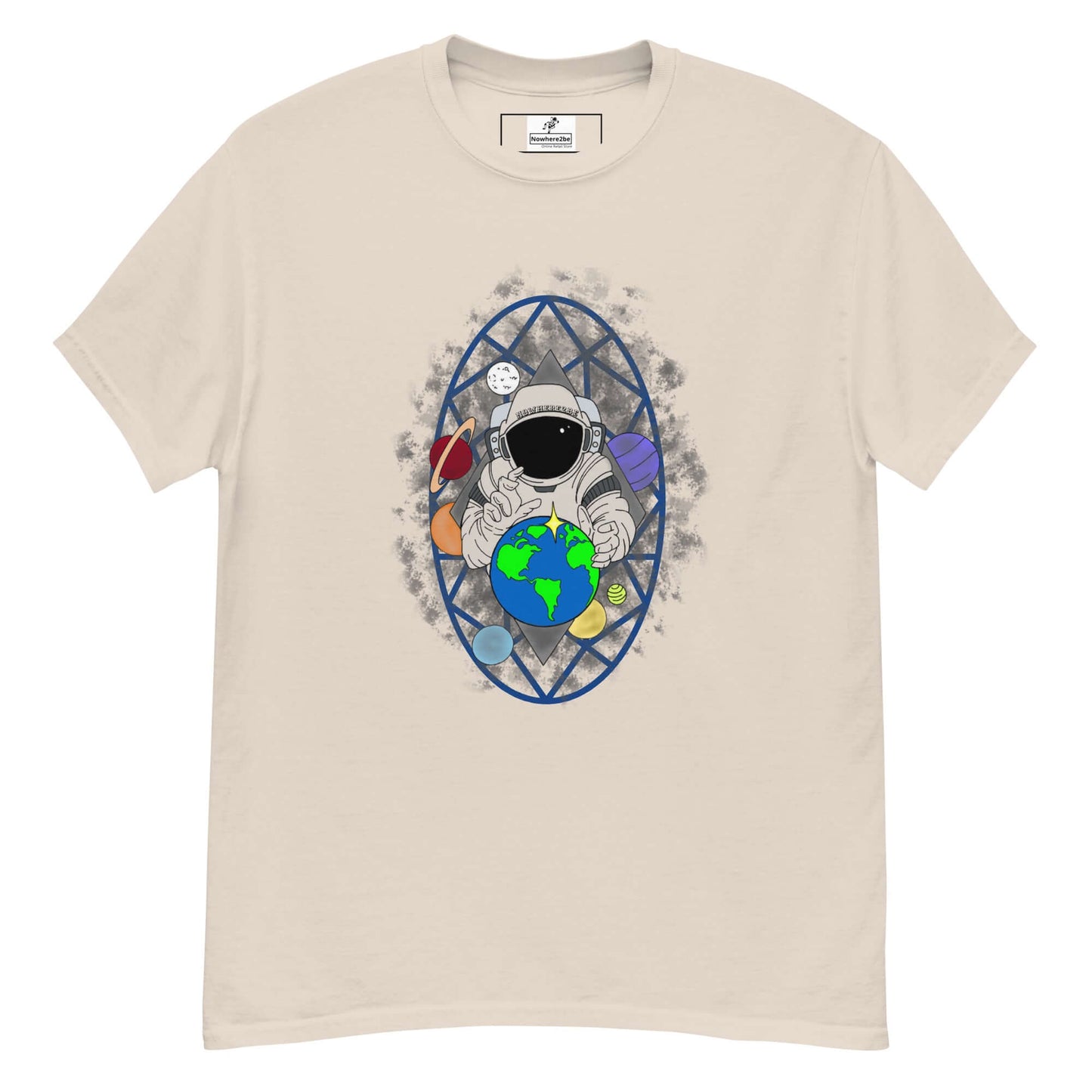 Spaceman and Planet Unisex classic tee, Shirt, $20.50, Nowhere2be Online Store