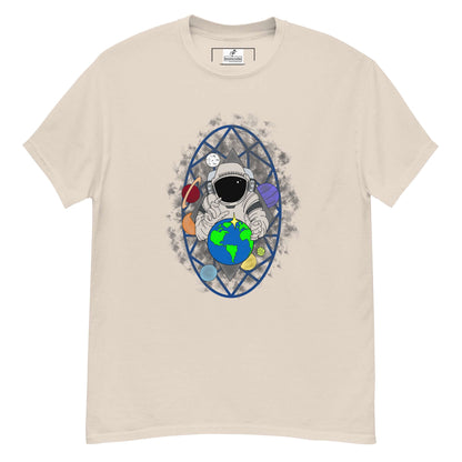 Spaceman and Planet Unisex classic tee, Shirt, $20.50, Nowhere2be Online Store