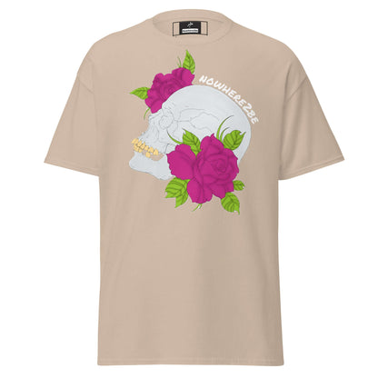 Nowhere2be Skull and Flower Unisex classic tee, Shirt, $21.49, Nowhere2be Online Store