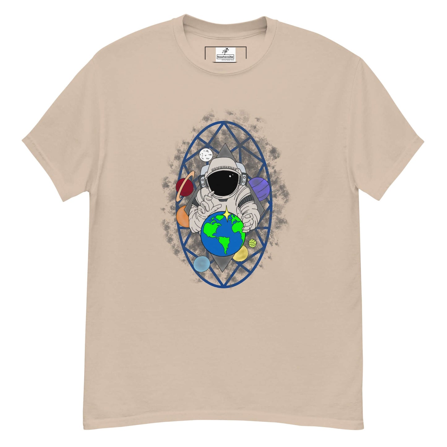 Spaceman and Planet Unisex classic tee, Shirt, $20.50, Nowhere2be Online Store