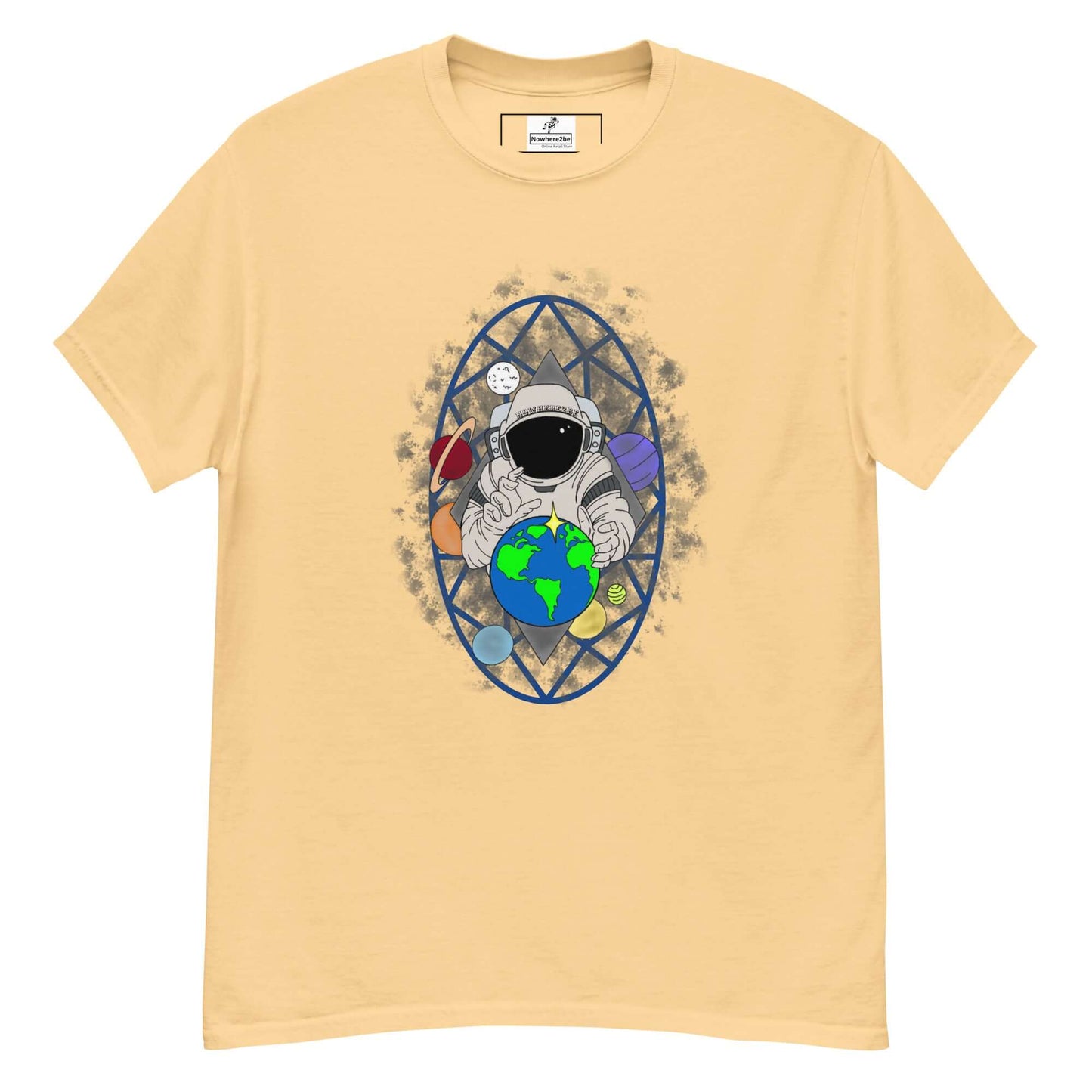 Spaceman and Planet Unisex classic tee, Shirt, $20.50, Nowhere2be Online Store