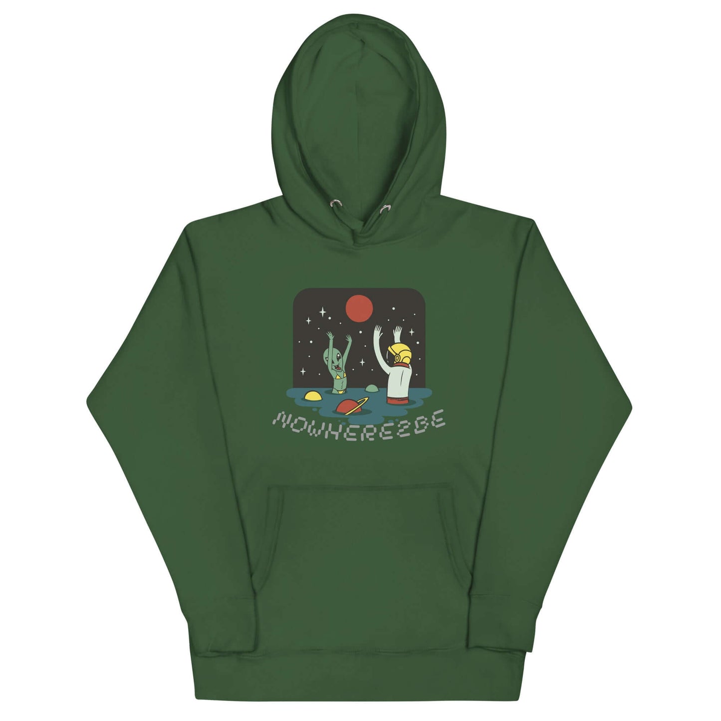 Nowhere2be Alien Party Unisex Hoodie, Hoodie, $37.50, Nowhere2be Online Store