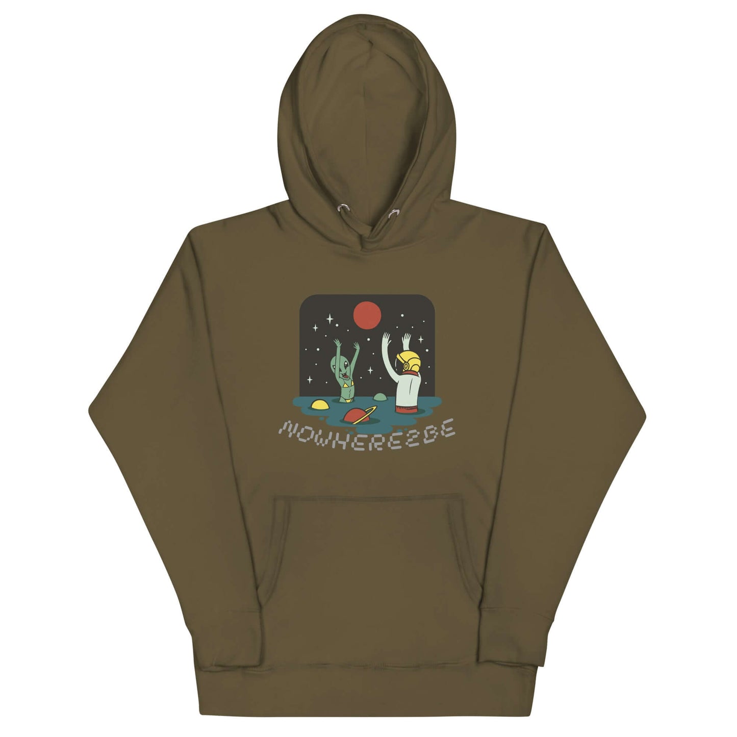 Nowhere2be Alien Party Unisex Hoodie, Hoodie, $37.50, Nowhere2be Online Store