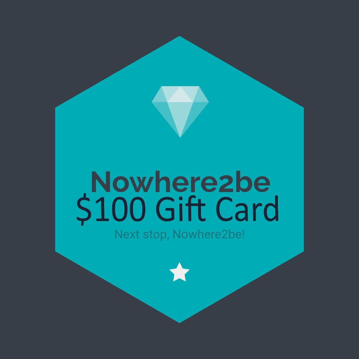 Nowhere2be Gift Card - Unlock the Perfect Surprise!$100.00Gift CardNowhere2be Online Store