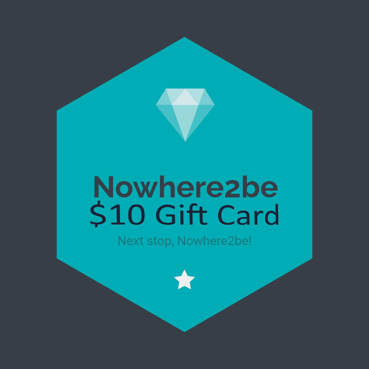 Nowhere2be Gift Card - Unlock the Perfect Surprise!$10.00Gift CardNowhere2be Online Store