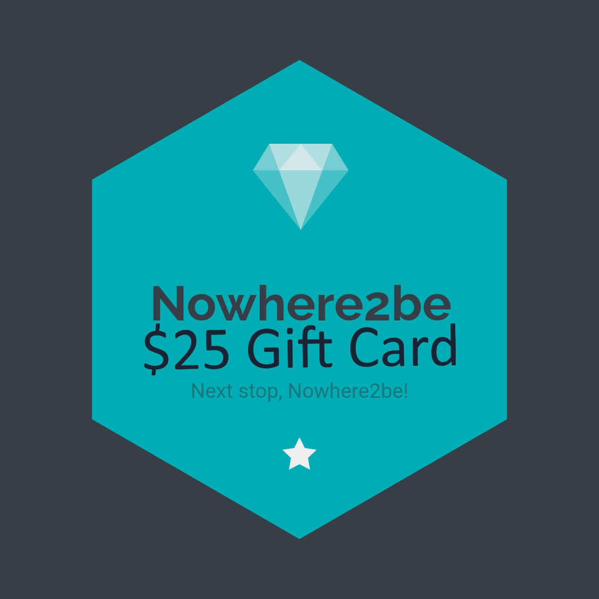 Nowhere2be Gift Card - Unlock the Perfect Surprise!$25.00Gift CardNowhere2be Online Store