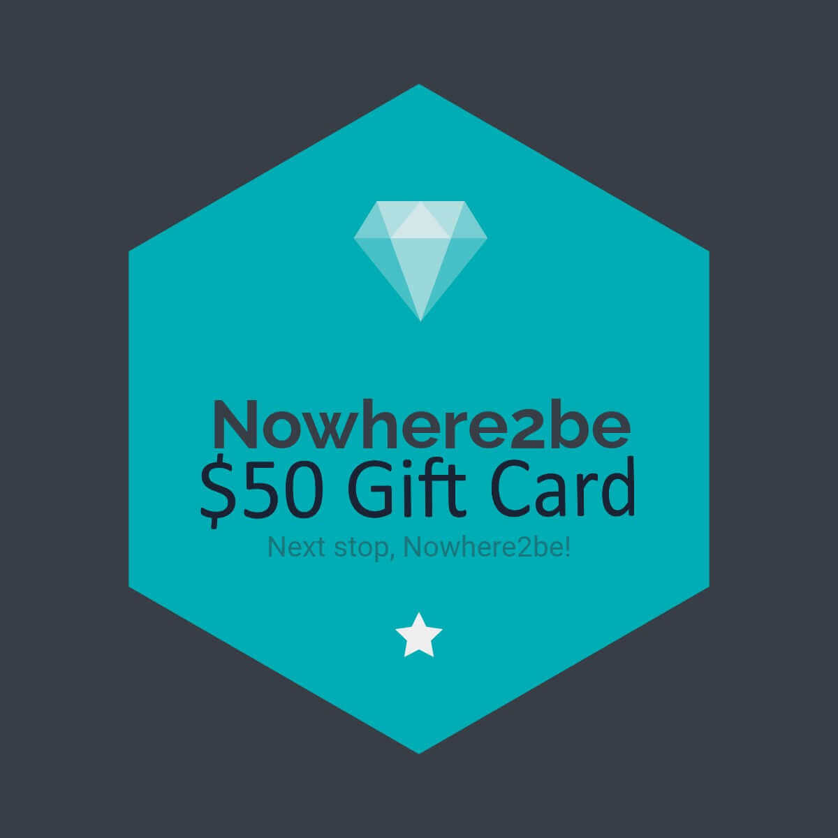 Nowhere2be Gift Card - Unlock the Perfect Surprise!$50.00Gift CardNowhere2be Online Store