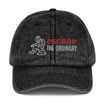 Escape Vintage Cotton Twill Cap$17.50Nowhere2be Online Store100% cotton twill,Accessories,autopostr_facebook_71147,Black Friday Sale,buy,buy online,cap,caps,casual,comfortable,comfy,cotton,delivered,delivery,escape,escape the ordinary,fashion,for you,gift